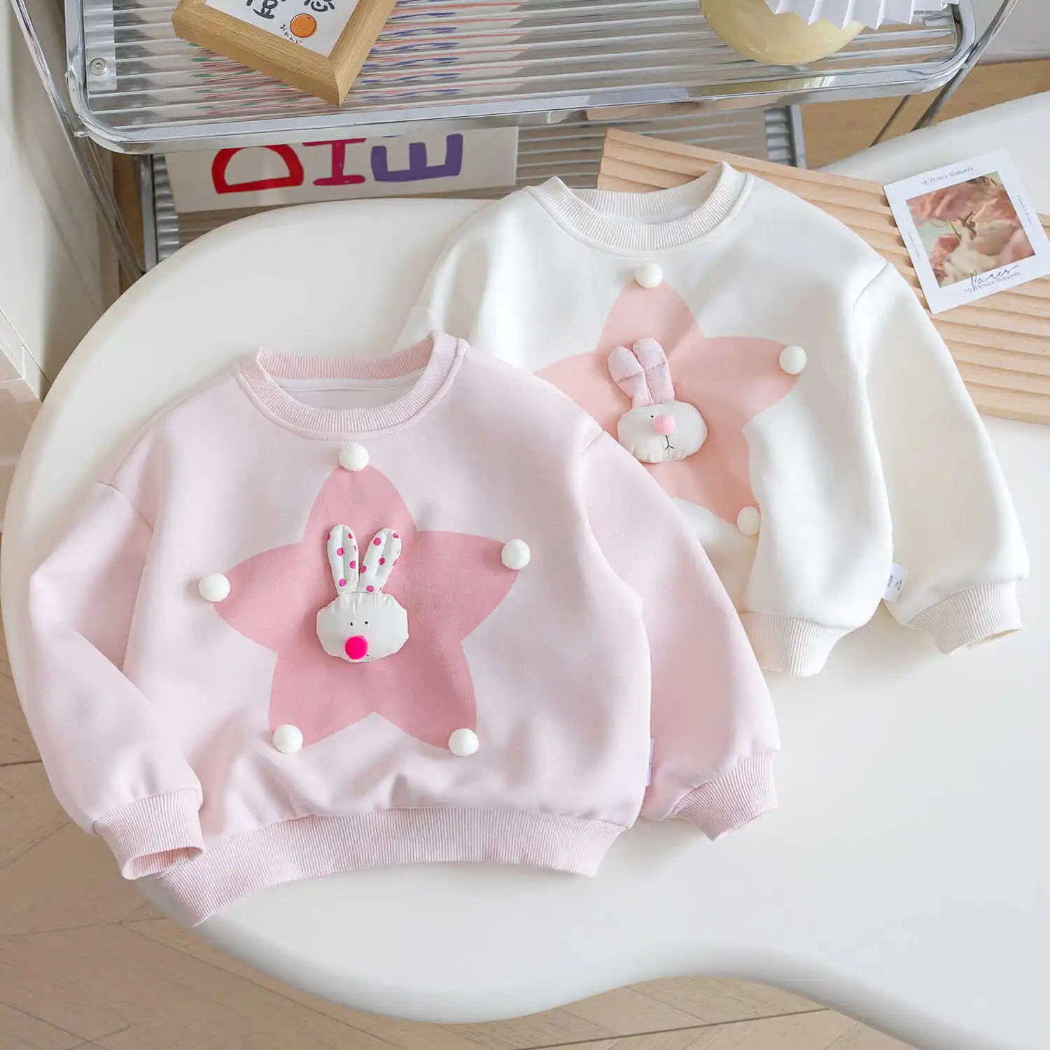 Baby Girls Sweatshirt Kids Cartoon Hoodies Toddler Pullover 2024 Spring Autumn Children\'s Clothing Princess