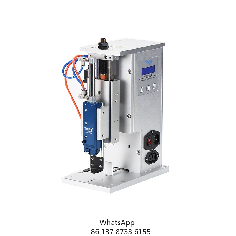 

Good Price Pneumatic Label Tagging Machine With 52mm Needle For Socks Towels