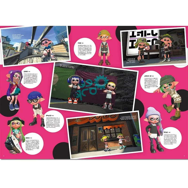 

In Stock Original Japanese Vertion SPLATOON 2 Series Art Illustration Set Collection Books Birthday Gift Rare collection value