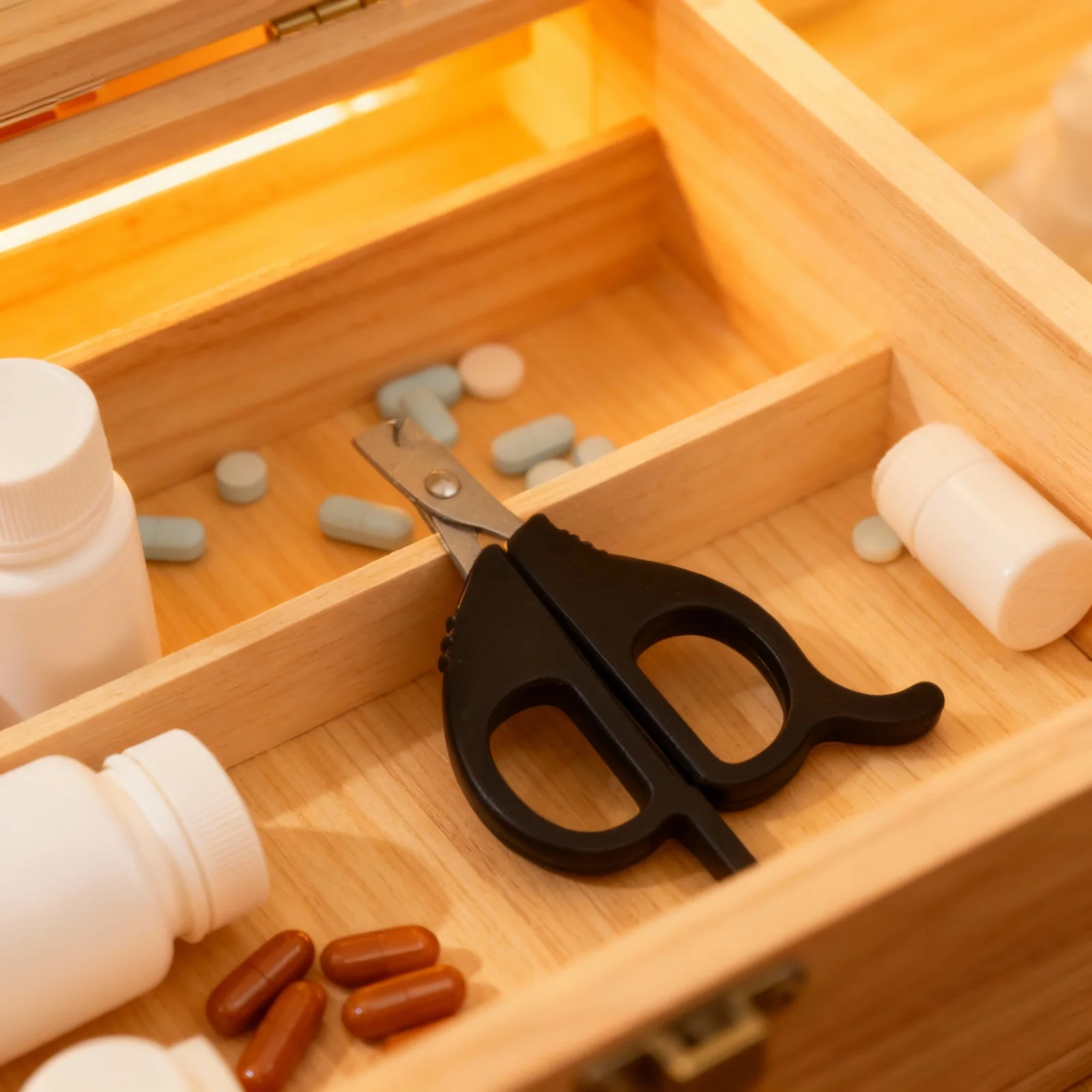 

Pills Cutter Tool Medicine Splitter Multi-Function Tablets Scissor Portable Travel Organizer Vitamins Cut Tool Pp Metal