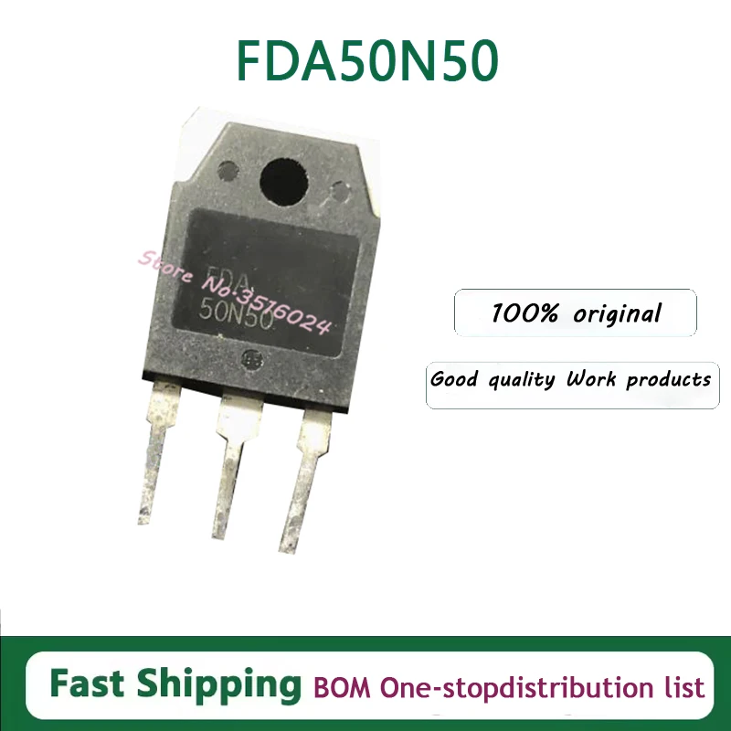 

10PCS/lot FDA50N50 TO-3P 500V 48A 100% NEW
