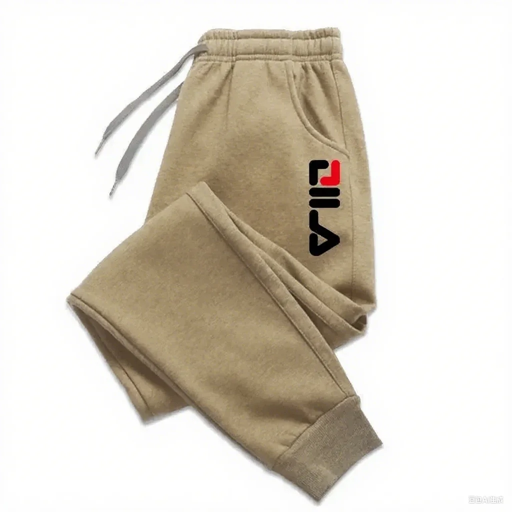 

2025 Men's Pure Cotton Spring-Autumn Printed Sport Pants Casual Training Pants Fashion High-Quality Fitness Sports Pants