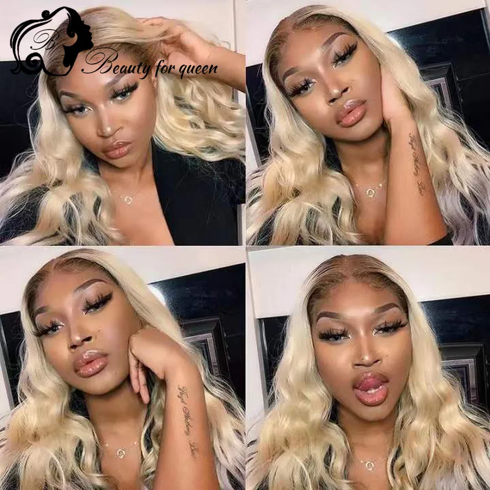 

Высокое качество, коричневый 613, объемная волна, бразильский парик из натуральных волос для женщин, прозрачный парик 13x4, кружевные фронтальные парики, плотность 180