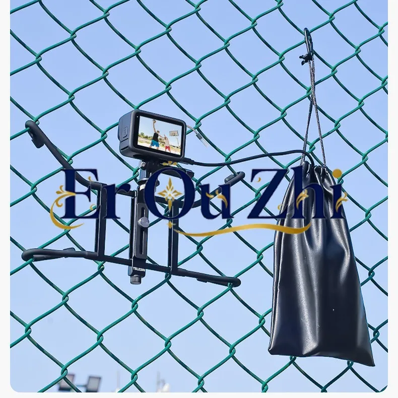Hanging Net Bracket for Gopro Action Insta360 Sports Camera Mobile Football Game