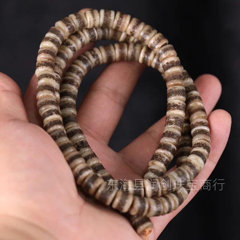 Tibetan Yak Bone Prayer , 108 Beads, Necklace, Bracelet, And Other Jewelry