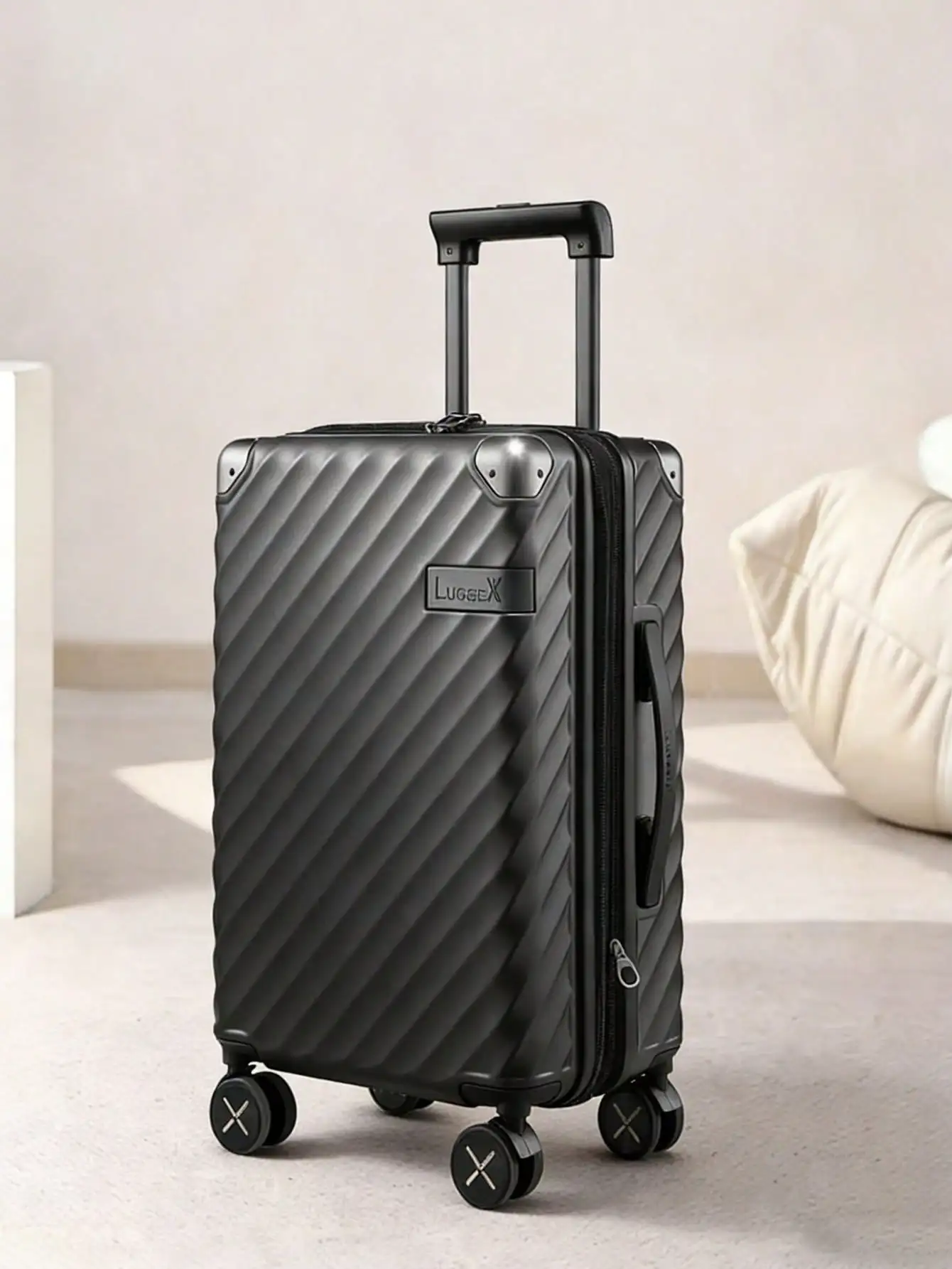 Carry On Luggage 22x14x9 Airline Approved, KVC Expandable Polycarbonate Hard Shell Suitcase For Travelling (EX-Core, 20 Inch, 40L-44L