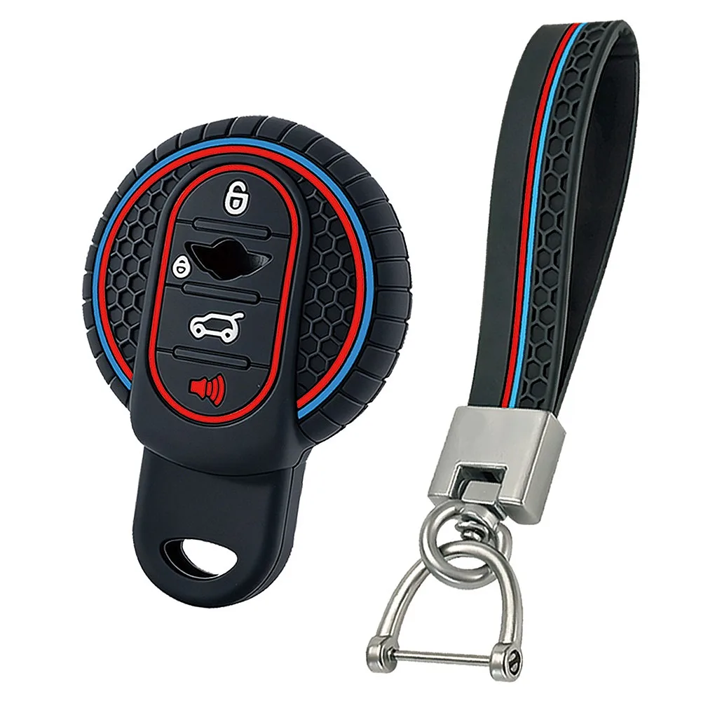 Silicone Car Remote Key Fob Cover For BMW MINI COOPER S ONE JCW F54-F60 Clubman Countryman