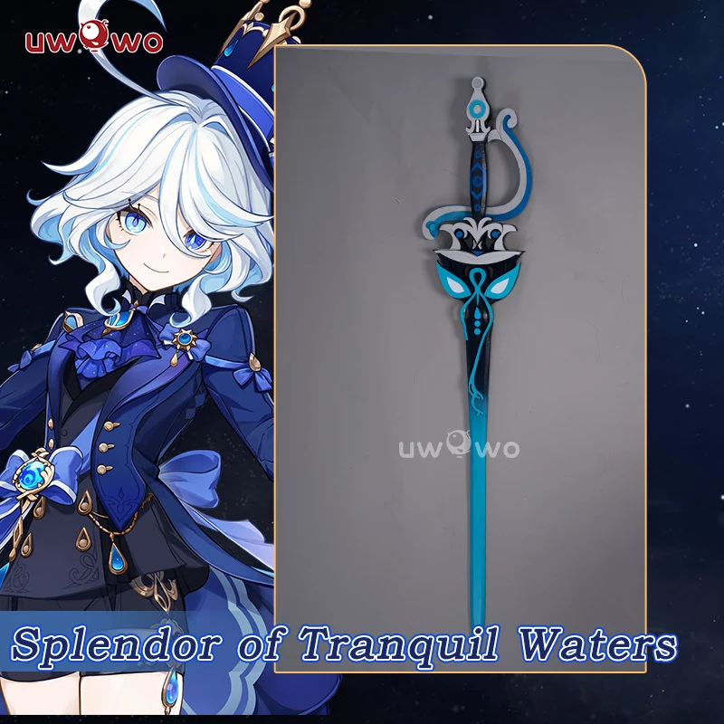 

UWOWO Fuirina Cosplay Prop Wooden PVC Game Genshin Impact Cosplay Props Fontaine Furina Weapon Spenlder Of Tranquil Waters