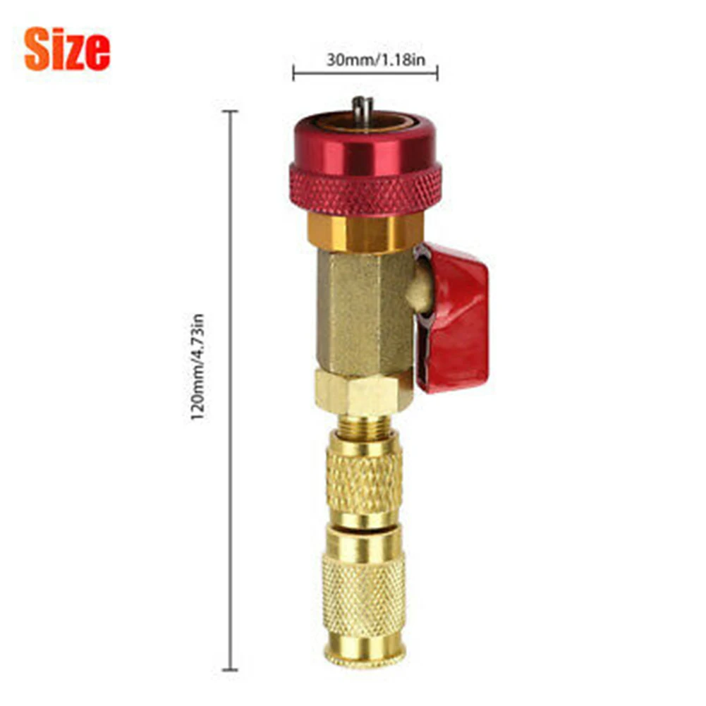 

HVAC R134A Spool Removal Tool Installing Quick Connector Removing Spool Remover Spools Valve Core 2pcs Adjustable