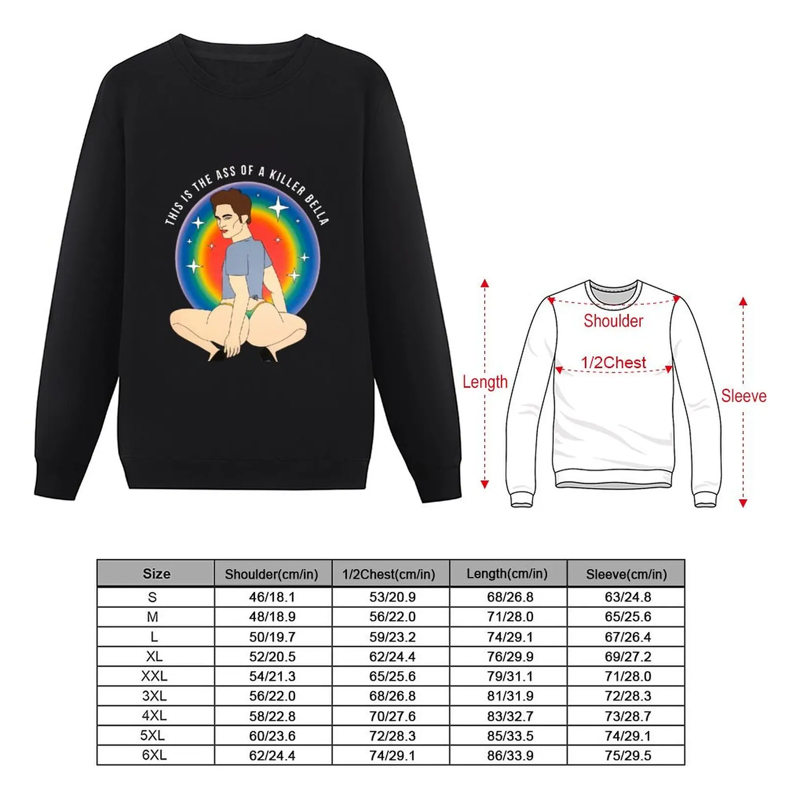 This Is The Ass Of A Killer Bella Funny LGBTQ Support Pride Sweatshirt clothes for men men's clothes hooded sweatshirt for men