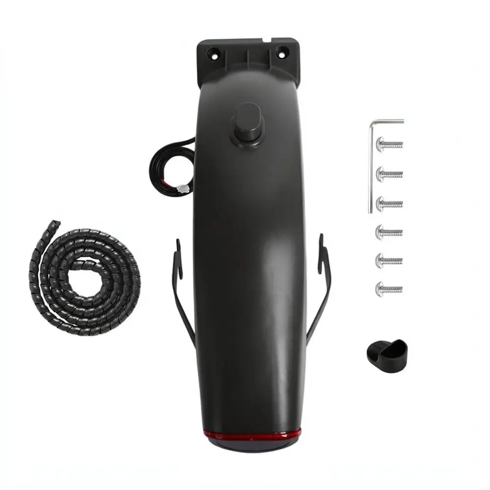 For For 5 Max Electric Scooter Rear Fender Mudguard Kit With Taillight Bracket And Cable Tube Spare Parts Accessories