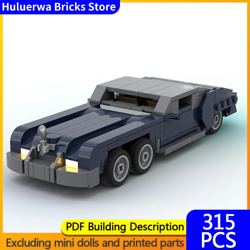 

Модель скоростного гоночного автомобиля MOC, строительные кирпичи, классический роскошный автомобиль, модульная технология, детские праздничные подарки, сборные игрушки, костюм