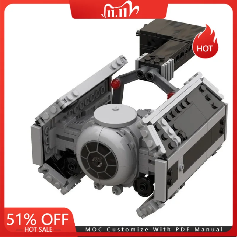 282 قطعة محرك متقدم مقاتلة MOC مخصص اللبنات نموذج لتقوم بها بنفسك تجميع الطوب لعب الاطفال الكبار هدايا عيد الميلاد الديكور #1