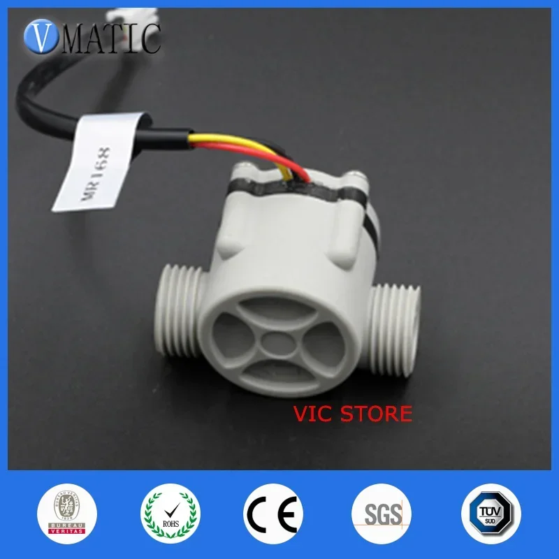 Free Shipping Plastic Magnetic Water Hall Meter Machinery Pipe Sensor Flow Sensor VC168