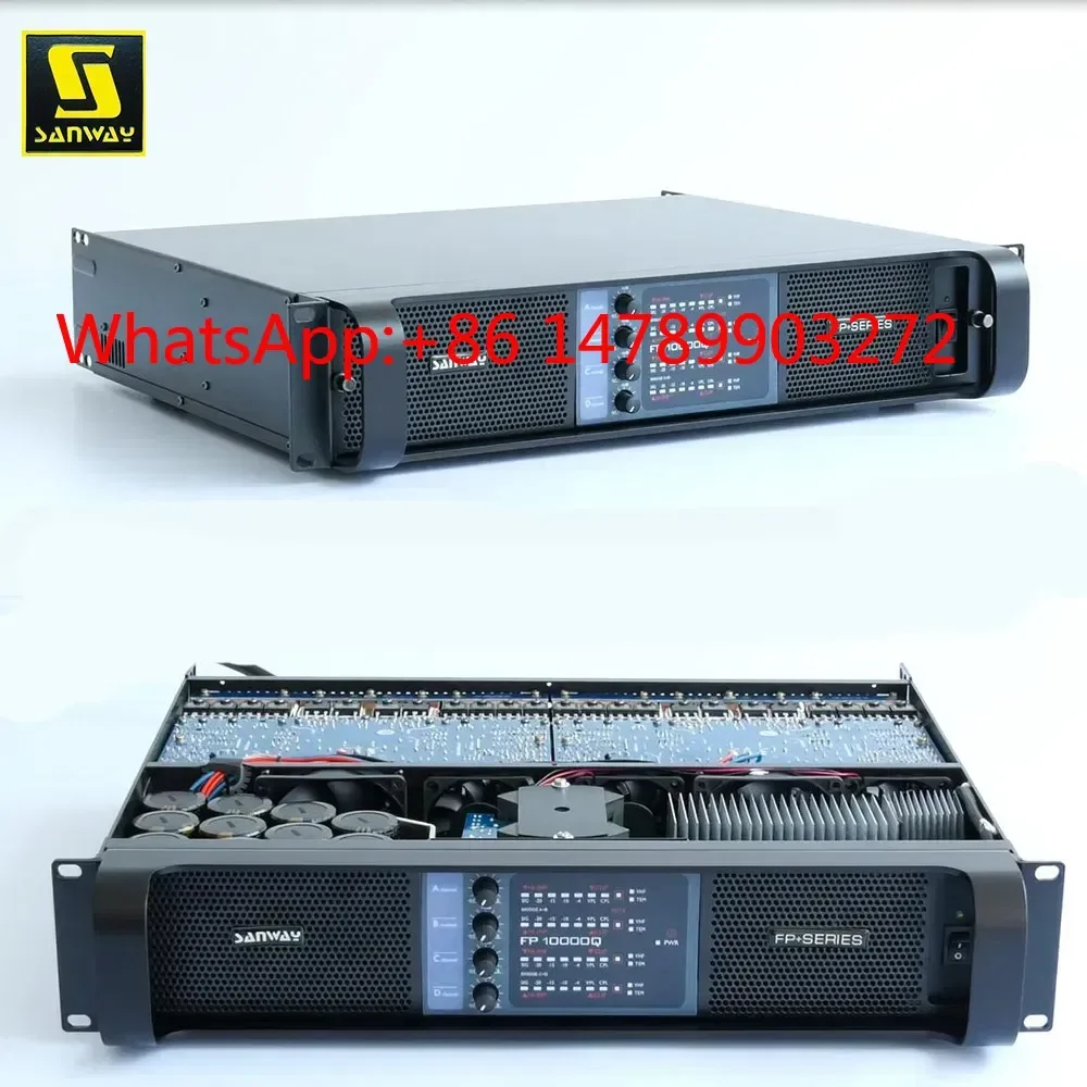 

4 Channel High Power Amplifier 10000W DJ Stereo Stage Audio Amplifier
