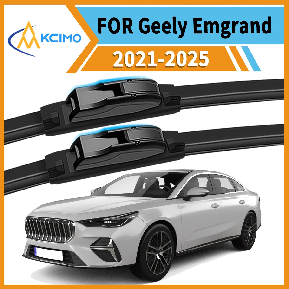 

Premium 2-Pack Windshield Wipers Compatible For Geely Emgrand 2021-2025 All-Weather Durability for Unobstructed Safe Driving