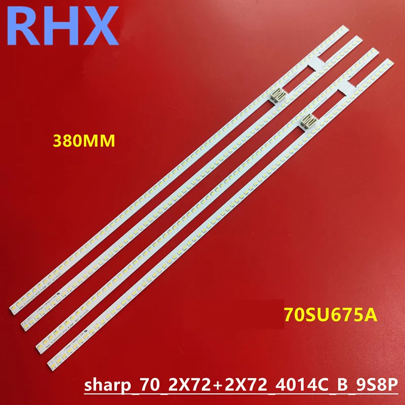 

LED backlight strip FOR Sharp LCD-70MY6150A LCD-70SU678A LCD-70SU676A LCD-70SU675A 72LED 381MM 100%NEW