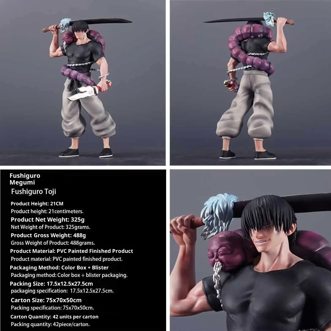 

Заклинание назад в битву, стоя в темноте, модель ручной работы, украшения буддийского храма, подарки ручной работы Fushiguro Toji