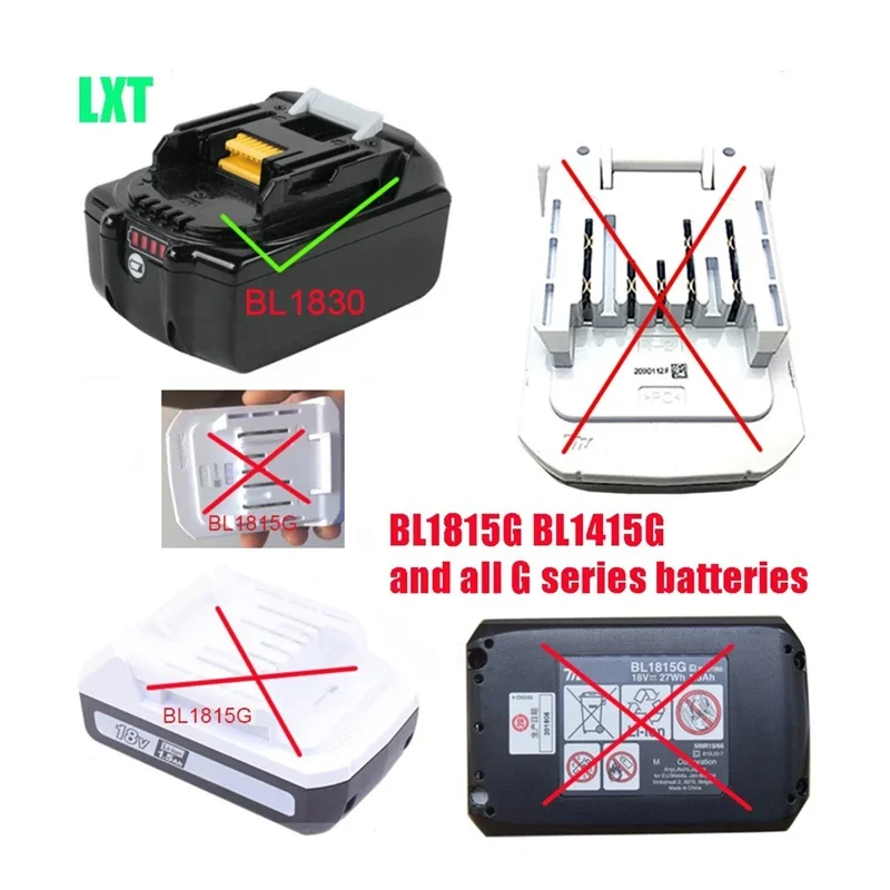 

EHB18MTL Adapter Li-ion Battery Parts Power Tool Replacement EHB Einhell For Makita LXT Tools 18MTL 1pcs Adapter