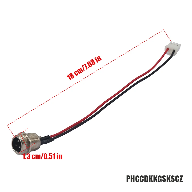 3 Pins Charging Port gX16 for VSETT 8 8+ 9 9+ 10+ ZErO 8 9 10 8X 10X 11x Speedual Electric Scooter XT60 XT30 Socket Plug Parts