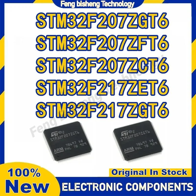 ICチップstmmcu lqfp144,stm32f207zct6,stm32f207zgt6,stm32f217zgt6,stm32f207,stm32f217,lqfp144