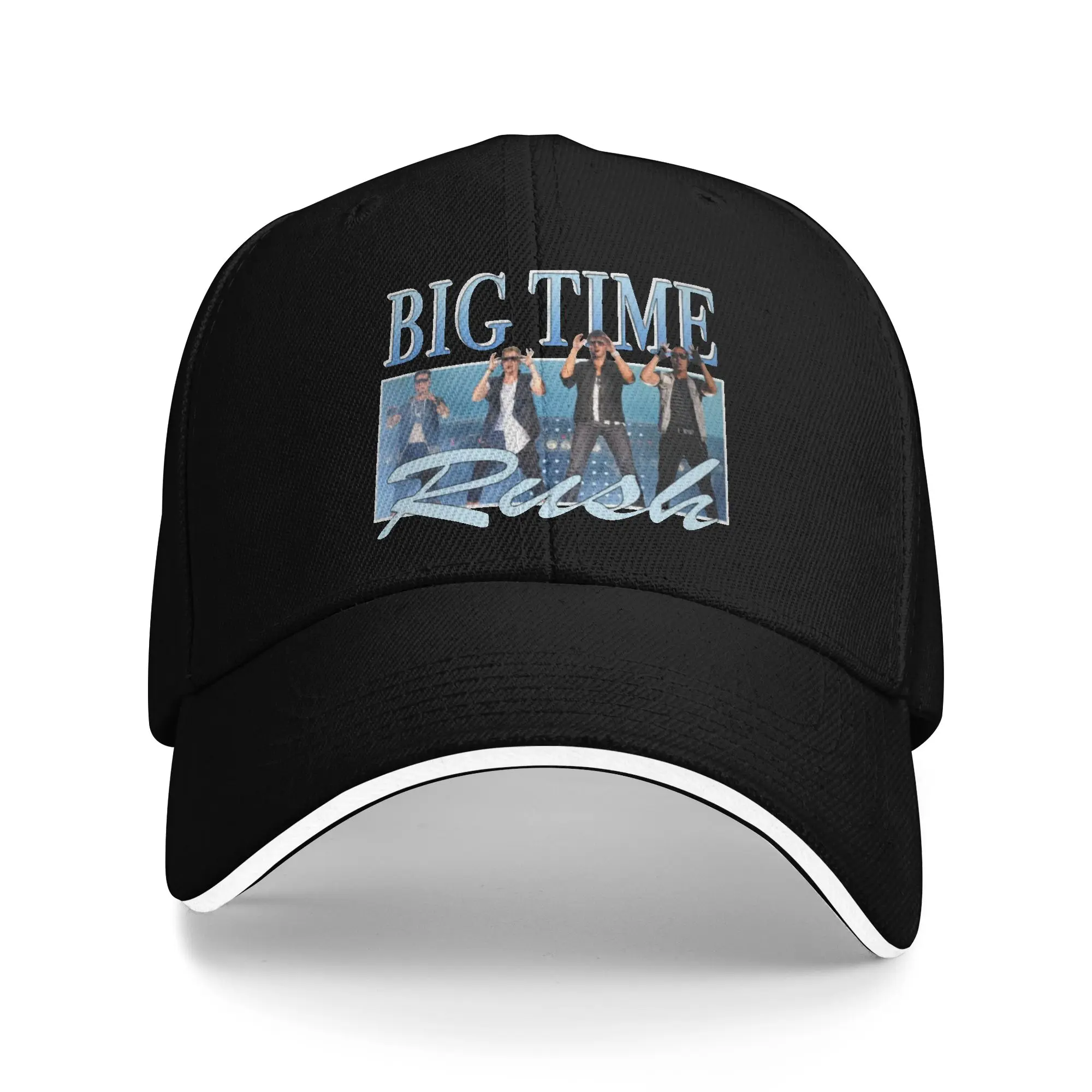 

Бейсболка Big Time Rush с логотипом ретро-группы, повседневная бейсболка, летняя кепка-тракер, кепка с козырьком от солнца, кепки для охоты и кемпинга, унисекс, мужские бейсболки
