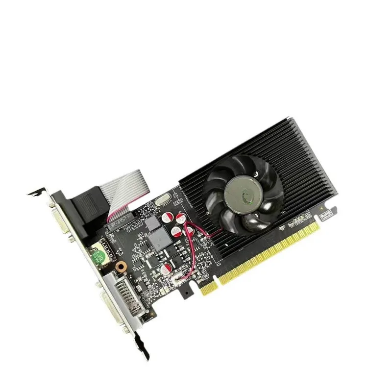 GT730 2GB independent graphics card DDR3 memory, half-height knife card, small chassis, dual-screen graphics card