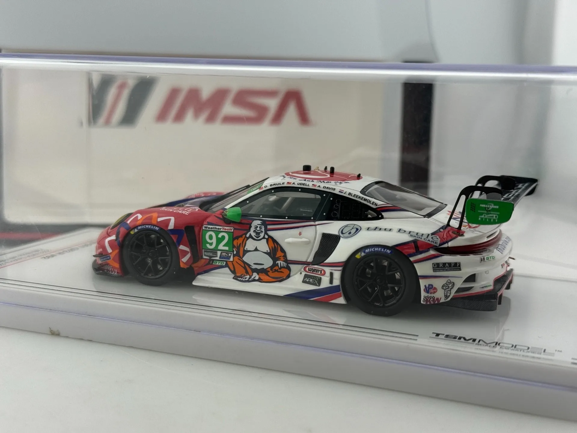 Druckguss TSM Porsche 911GT3 R im Maßstab 1:43 # 92-Automodell zum Sammeln, Spielzeug, Geschenk, Souvenir, Ausstellungsornament