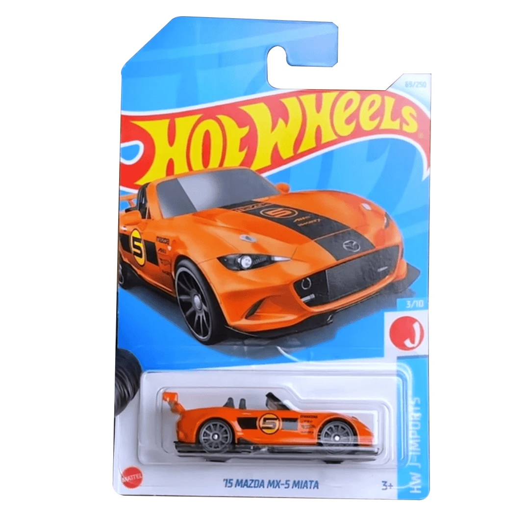 Hot Wheels 2024 H CASE MAZDA RX-3 McLAREN SOLUS GT 1/64 Metal Die-cast Model Toy Vehicles FPY86