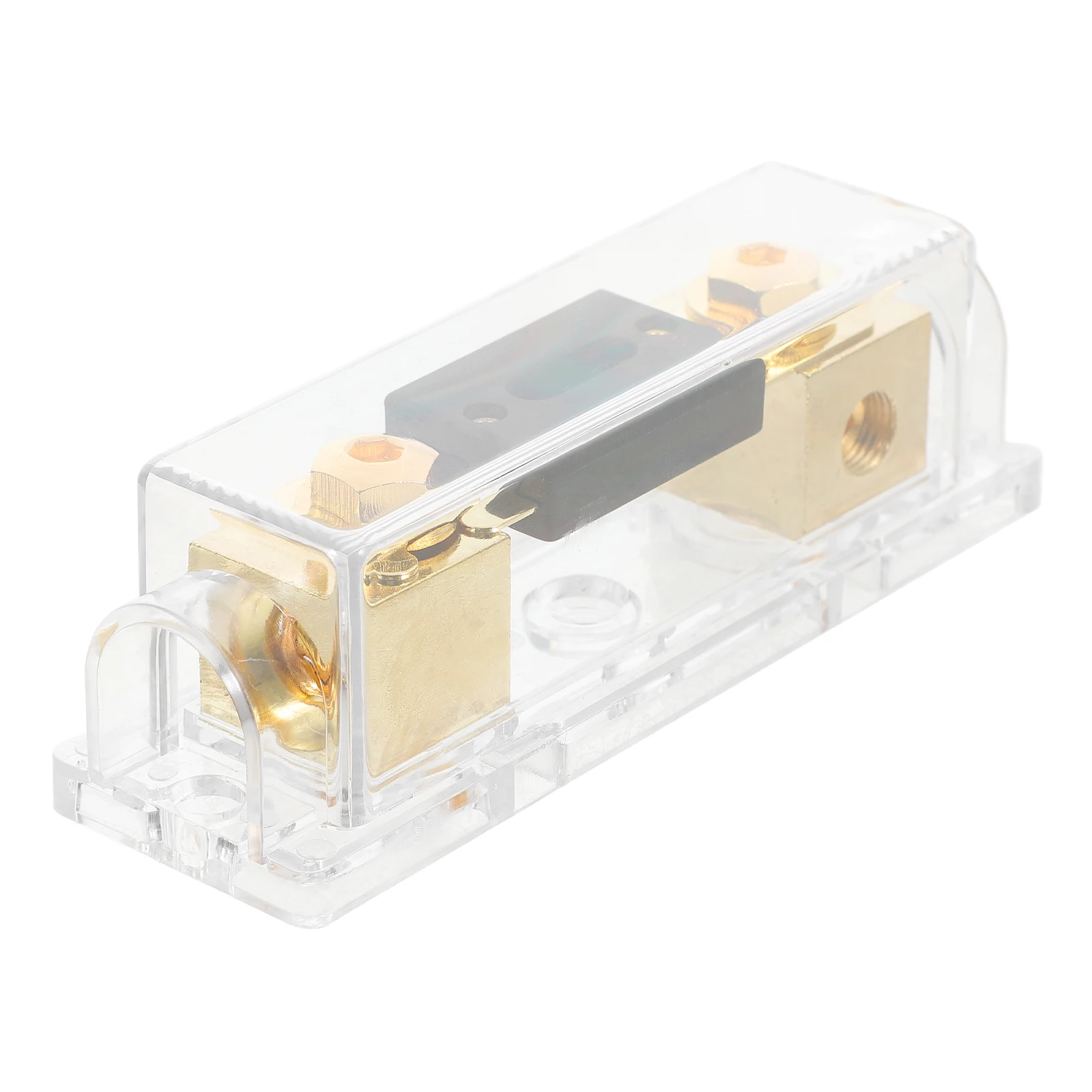 

Fuse Holder 200A Black Base Car Audio Amplifier Block Voltage Speaker Distribution Durability Heat Resistance Corrosion