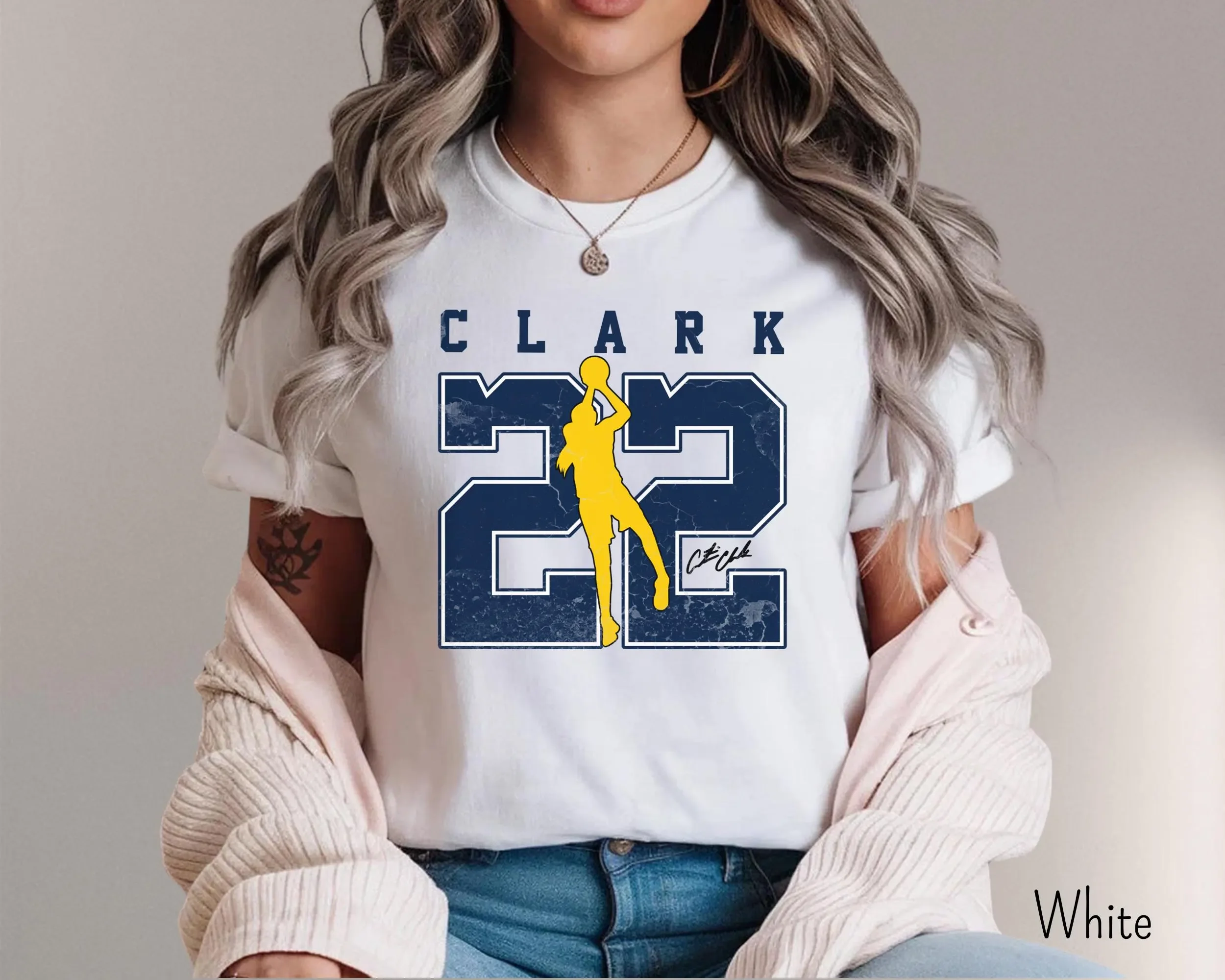 2026 Indiana Fever Jugendmannschaft Caitlin Clark Sportliches, bequemes und atmungsaktives T-Shirt – Detail 6