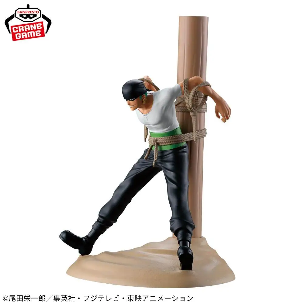 Disponibile bandai BANPRESTO One Piece FIGLIFE Roronoa Zoro Figura Anime Modello Giocattolo decorazione Ornamenti regalo di compleanno