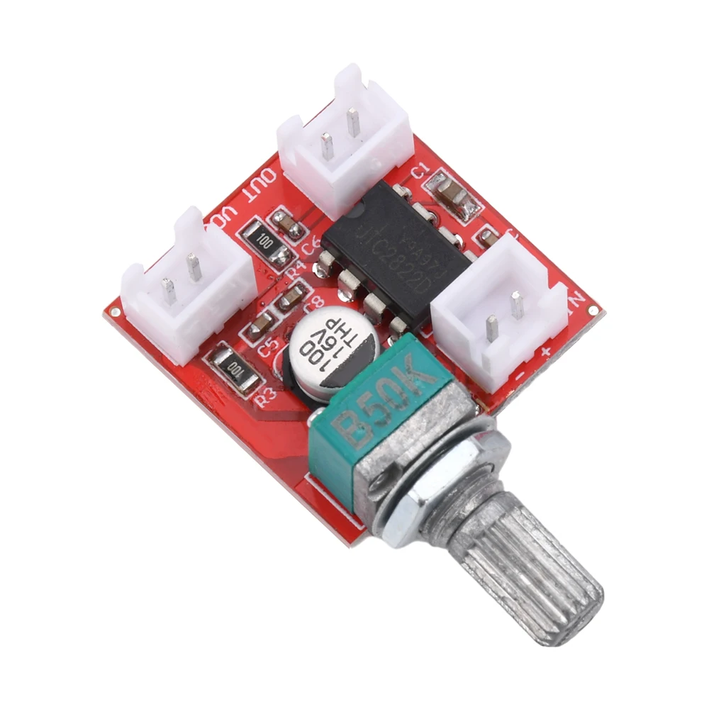 UTC2822 Mono Audio Module TDA2822 BTL Amplifier Board DC 1.8-12V Power Supply Amplifier Suitable for DIY