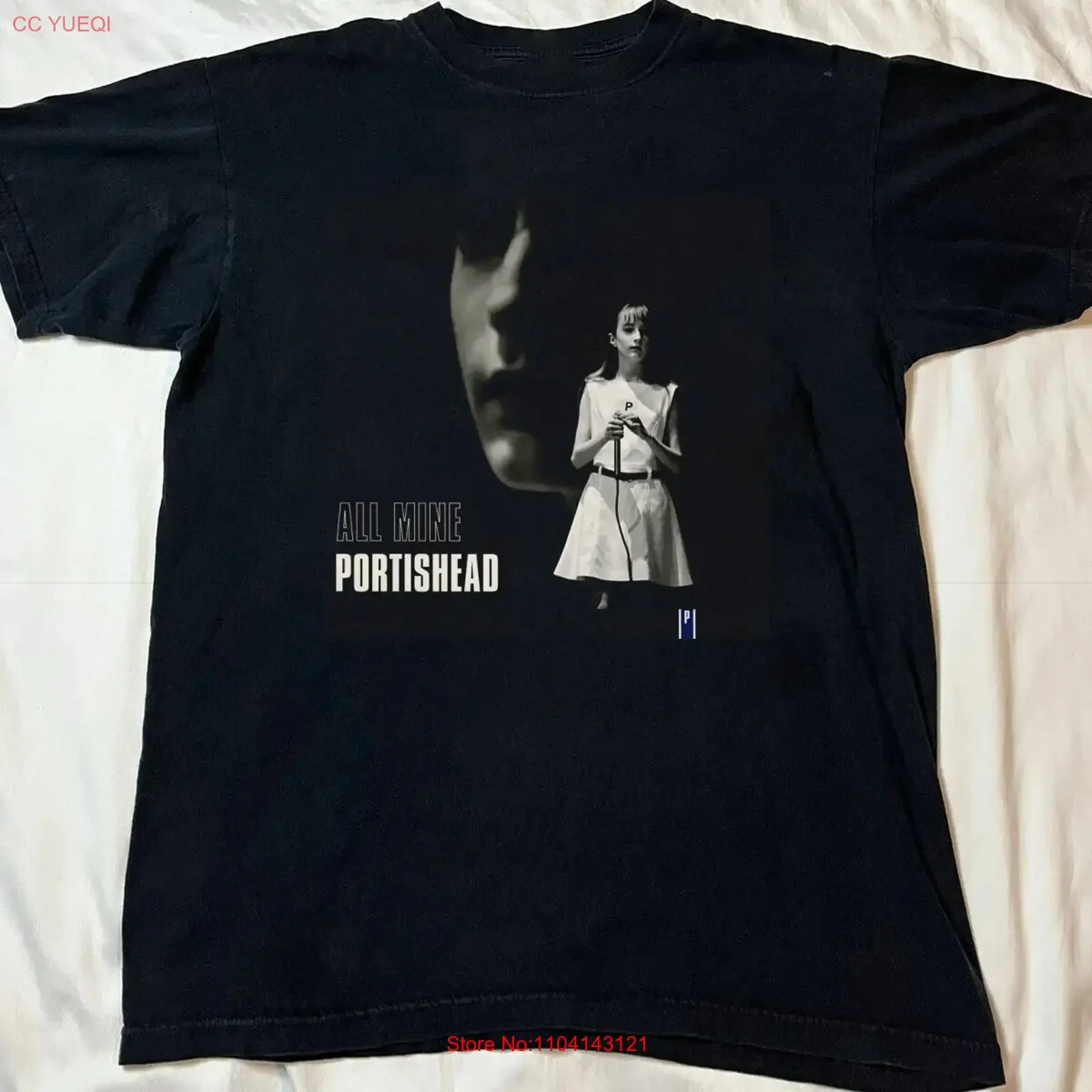 Portishead Album by Black T Shirt Full size S 5XL T383 vintage Washed Slightly Soft fashion Breathable Unisex Casual
