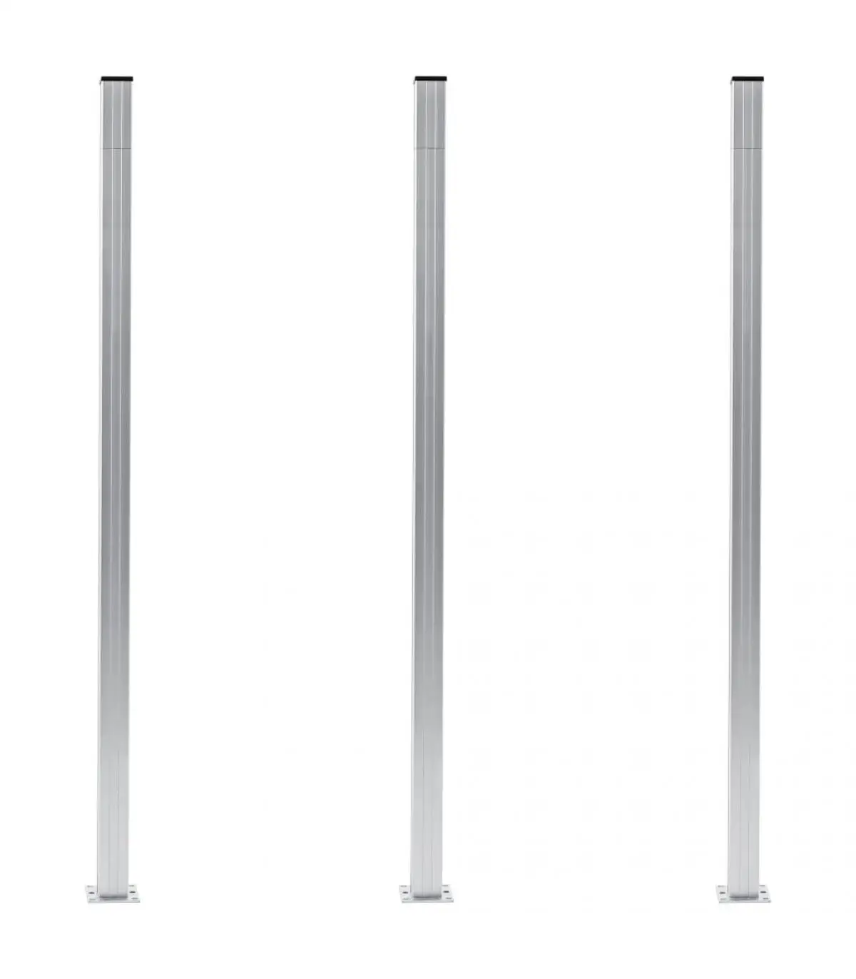 Fence posts fence posts 3 PCs aluminum 185 cm