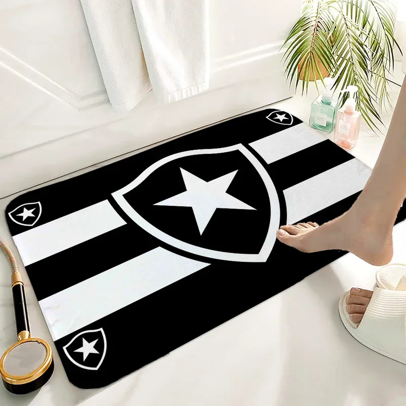 Bath Mat Rug Bathroom Foot Mat Non-slip Mat Small Floor Mats Door Mat B-botafogo-o Fc Kitchen Carpet Doormat Entrance Door Ru #