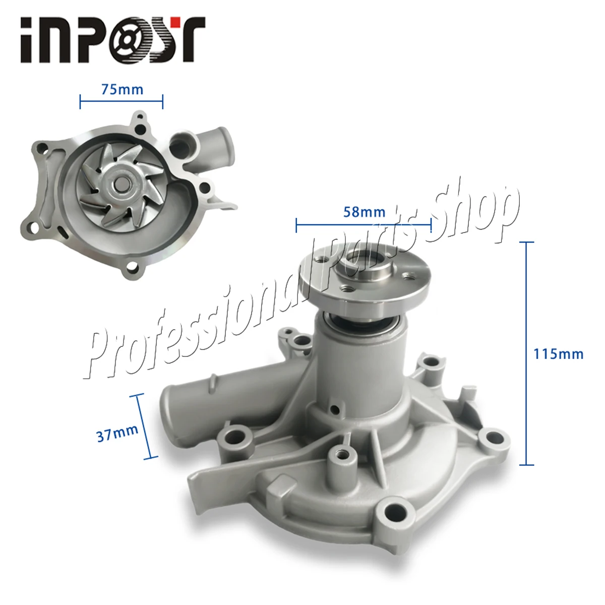 MD972457 water pump For Mitsubishi Engine 4G63