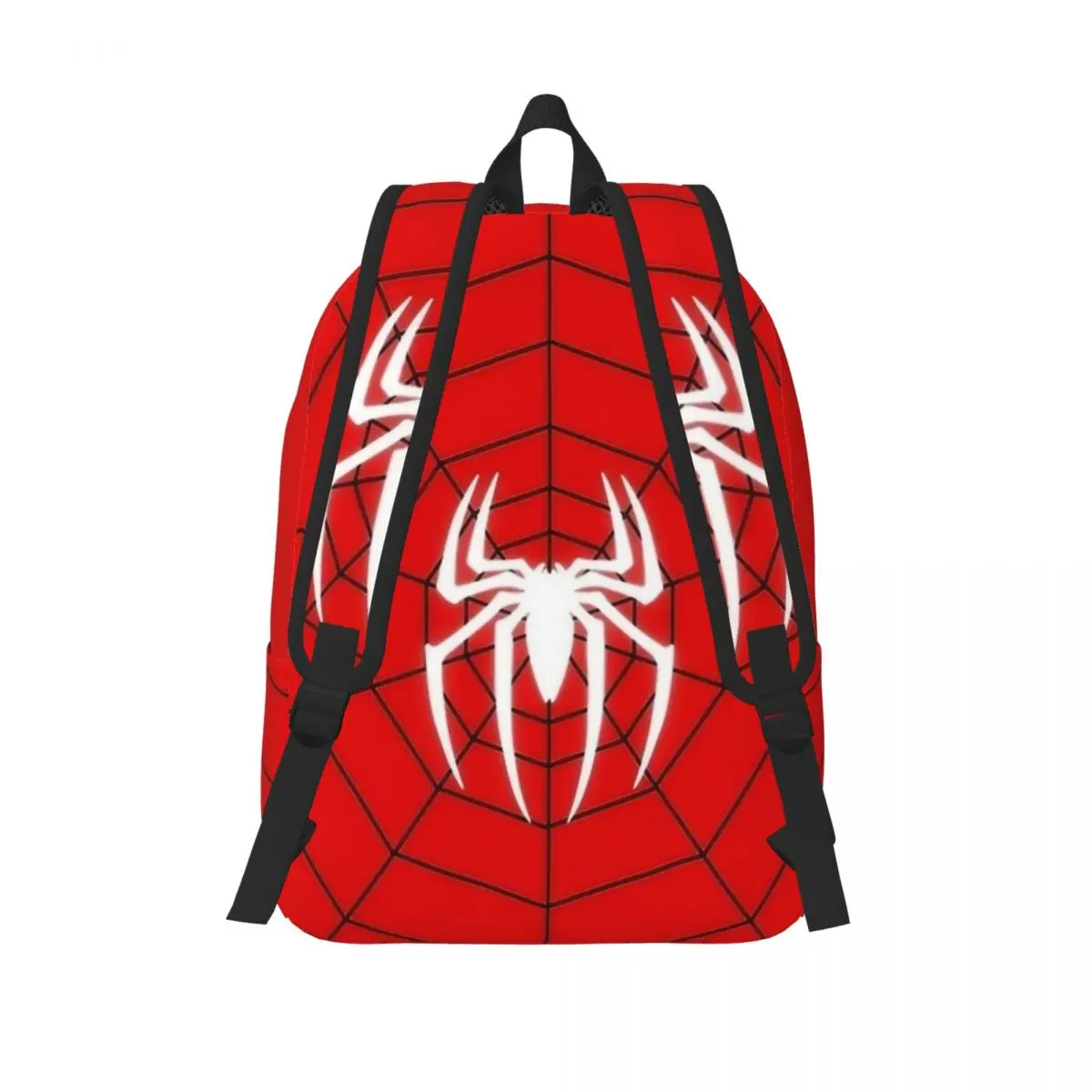 Spider Red Web Man Spiderman Teenage Backpack Sports Student Hiking Travel Daypack for Men Women Laptop Shoulder Bag