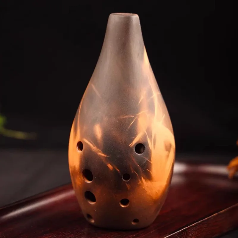 

Beginners Xun Professional 10 Hole Musical Xuns Medieval Rare F Tone Ocarinas Handheld Portable G Tone Orff Instruments