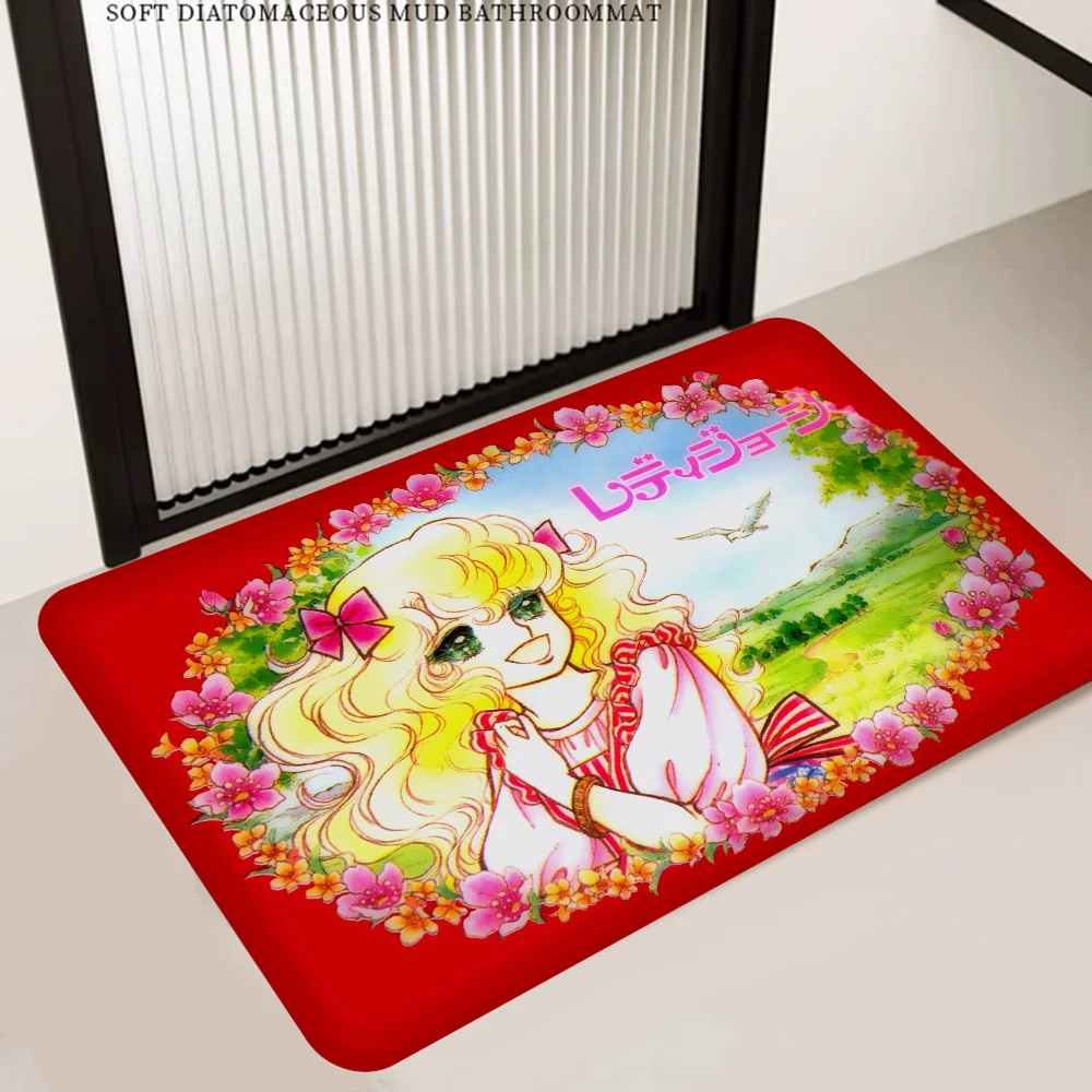 Anime Manga Candy Room Mats Washable Non-Slip Living Room Sofa Chairs Area Mat Kitchen Alfombra