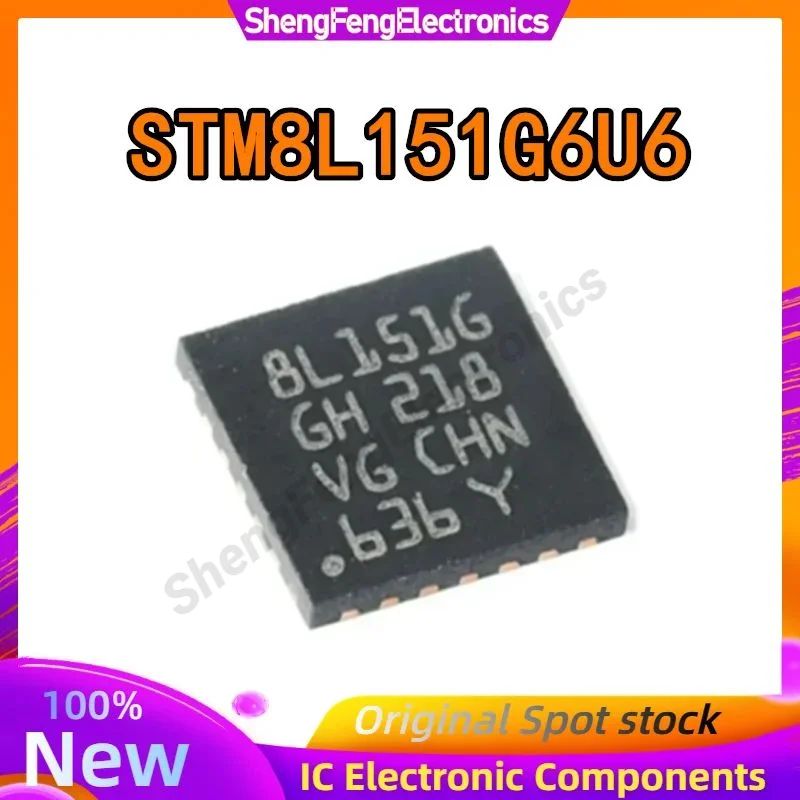 

STM8L151G6U6 STM8L151G6U STM8L151G6 STM8L151G STM8L151 151G6U6 STM8L15 STM8L STM8 STM ST IC Chip QFN-28