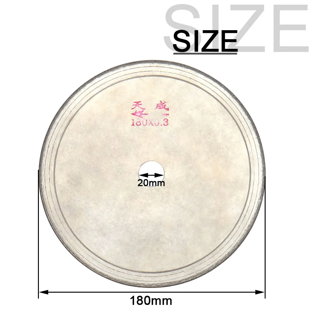 180 مللي متر رقيقة جدا الماس شفرة منشار دائري 7 بوصة أسطوانة تقطيع قطع عجلات اليشم ل العقيق الزجاج الأحجار الكريمة شقوق الحجر