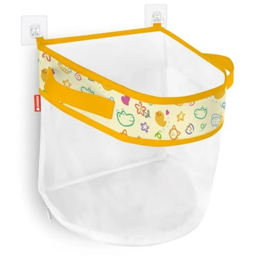 

Duck Print Bath Toy Organizer, 4.15 Gallons Bathtub Toy Holder, Quick Dry Mesh Shower Caddy, Stuff