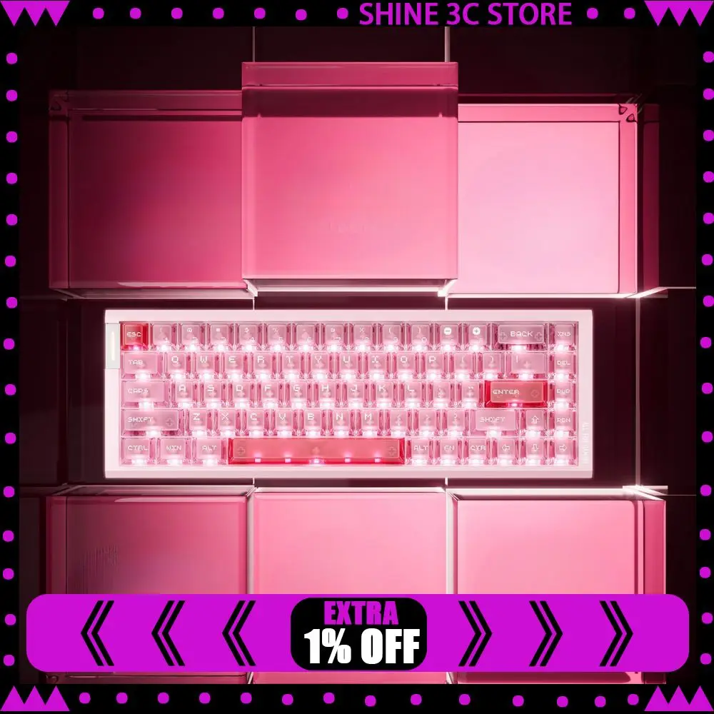 NEW ATK RS6 Air Cyber Magnetic Switch Mechanical Keyboard Wired Gasket 8KHz RGB Gaming Keyboard Customized PC Accessories Gifts