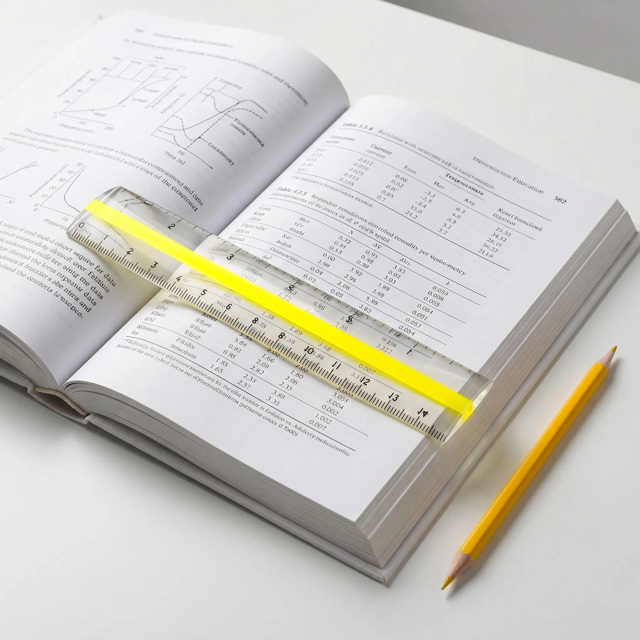 Transparent Reading Ruler Clear Plastic Mini Guide Strip Magnifier Bible Study Tool Small Print Book Reading Aid Document Line