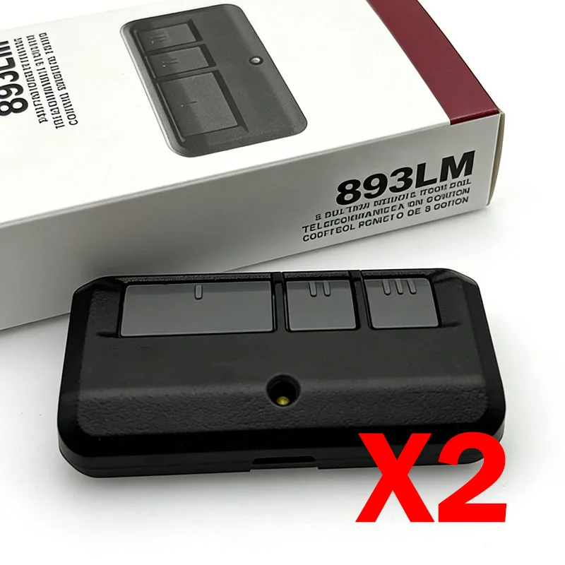 

For 893LM 891LM 953ESTD 950ESTD 41A7633 Garage Door Remote Control With Clip Garage Door Opener Transmitter 310MHz 315MHz 390MHz