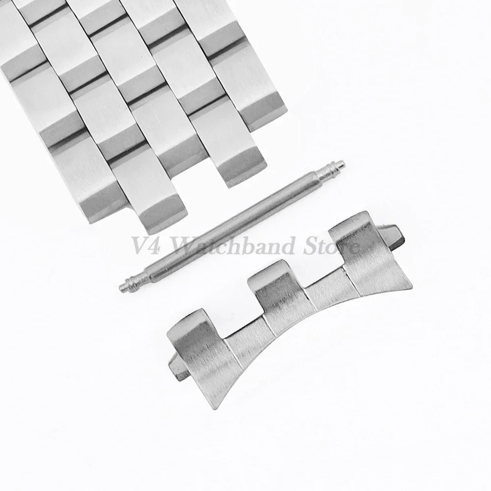 2pcs 316L Stainless Steel Curved End Link for Seiko SKX009 SKX007 SKX173/175 Connector for Jubilee Oyster Watch Band Adapters