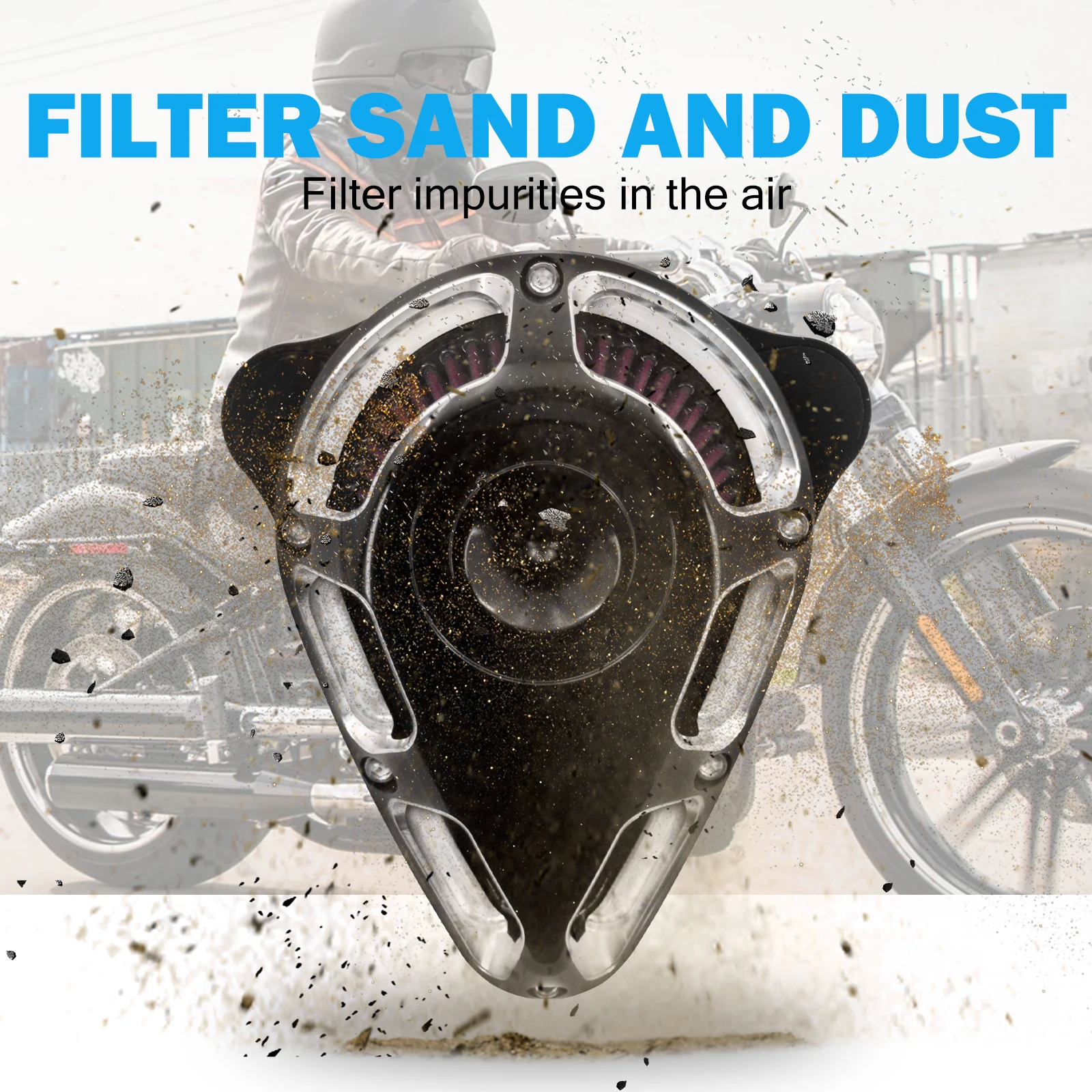 Motorcycle Air Filter Multi-Angle Air Cleaner For Harley Sportster XL883 Touring Electra Road Glide Softail Fatboy Dyna FXDL