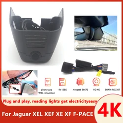 New!Plug and play 4K Dash Cam Camera Video Recorder Original For Jaguar XEL XEF XE XF F-PACE 2021 2022 2023 2024 Car DVR DashCam