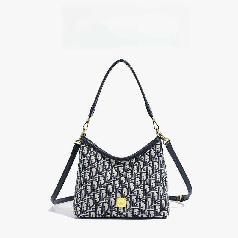 

Новая Винтажная Вместительная Сумка-Тоут 2026 с Монограммой, Женская Дизайнерская Универсальная Сумка Через Плечо/Кроссбоди